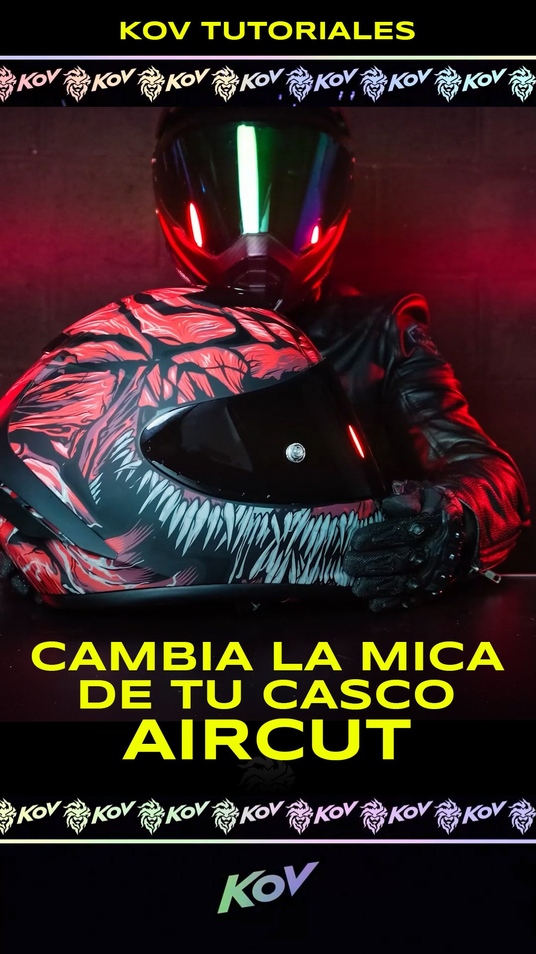 CAMBIA LA MICA DE TU CASCO AIRCUT