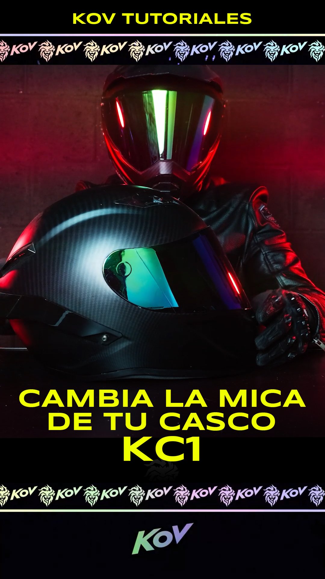 CAMBIA LA MICA DE TU CASCO KC1