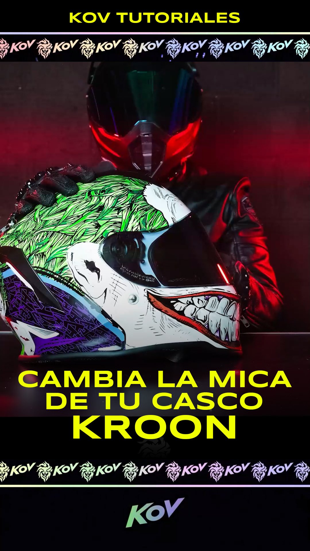 CAMBIA LA MICA DE TU CASCO KROON