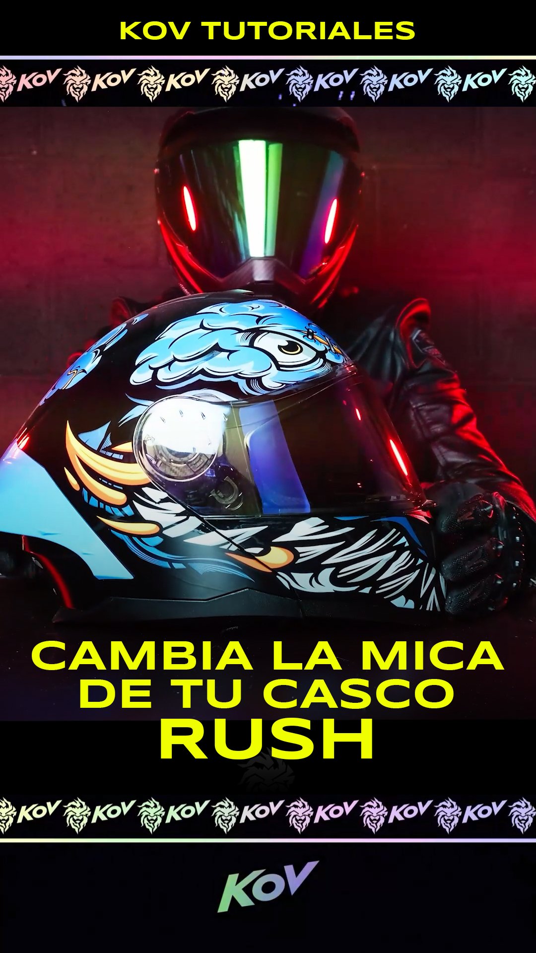CAMBIA LA MICA DE TU CASCO RUSH