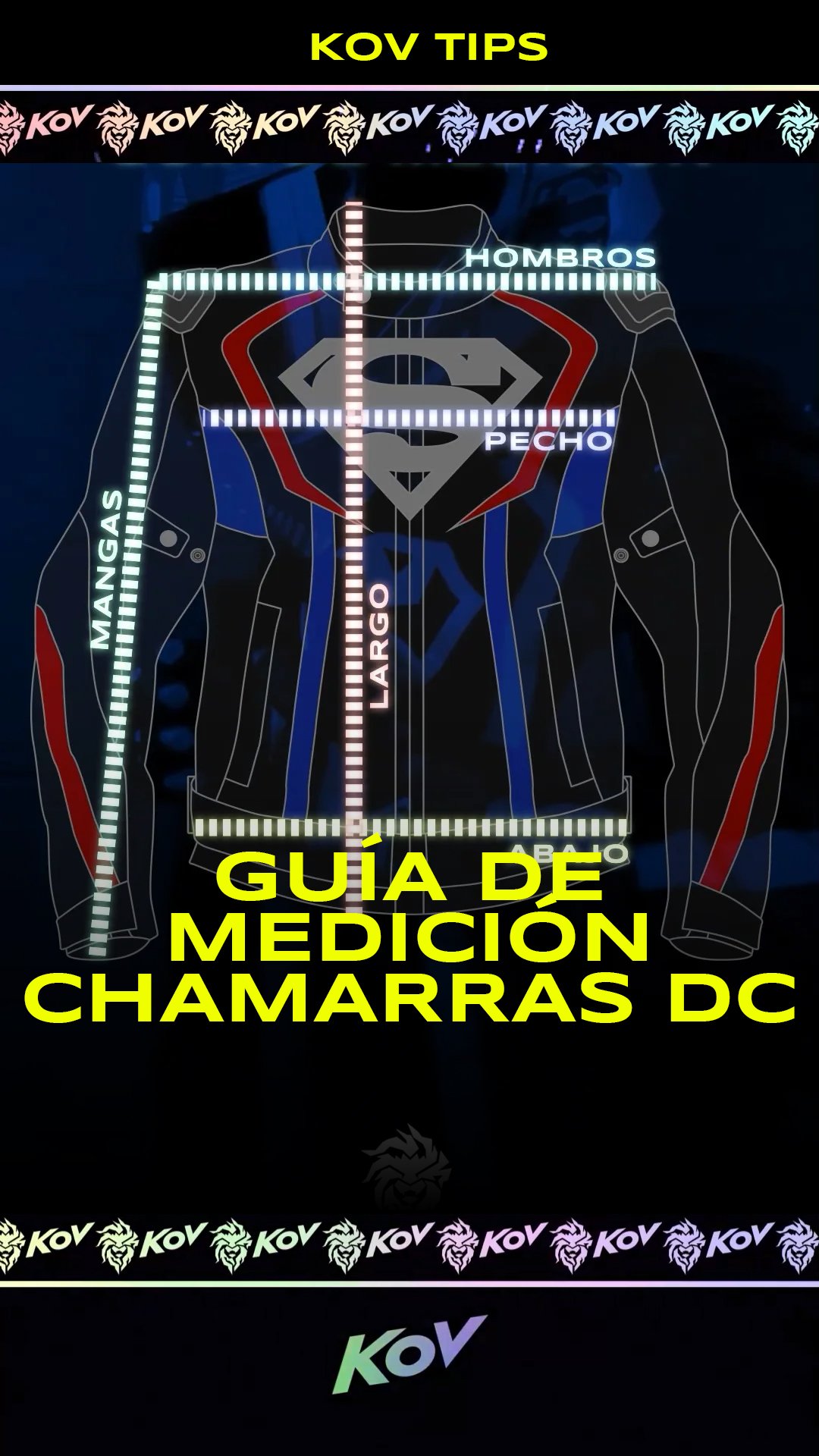 GUÍA MEDIDAS CHAMARRAS DC